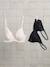 Pack of 2 Underwired Nursing Bras in Lace black - vertbaudet enfant 