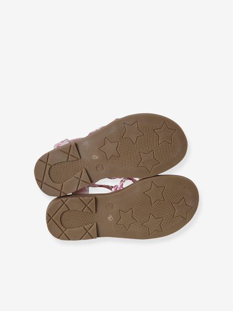 Plait Sandals for Girls, PAW PATROL® rose - vertbaudet enfant 