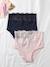 Pack of 2 High-Waisted Crepe & Lace Maternity Briefs, ENVIE DE FRAISE navy blue - vertbaudet enfant 