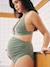 Iridescent 2-Piece Swimsuit for Maternity khaki - vertbaudet enfant 