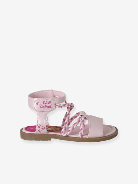 Sandales Pat' Patrouille tressées fille rose - vertbaudet enfant 