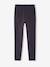 Lot de 2 leggings fille Basics anthracite+écru+gris chiné+noir+lot gris anthracite + bleu mar - vertbaudet enfant 