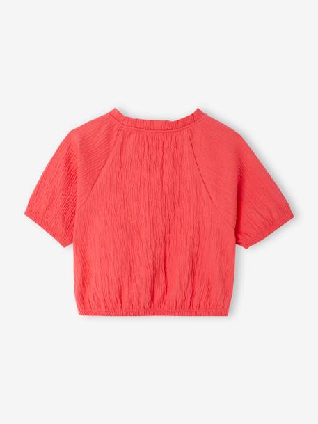 Crop Top for Girls coral+ecru+sage green - vertbaudet enfant 