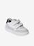 Baskets enfant garçon cuir à scratchs lot blanc - vertbaudet enfant 