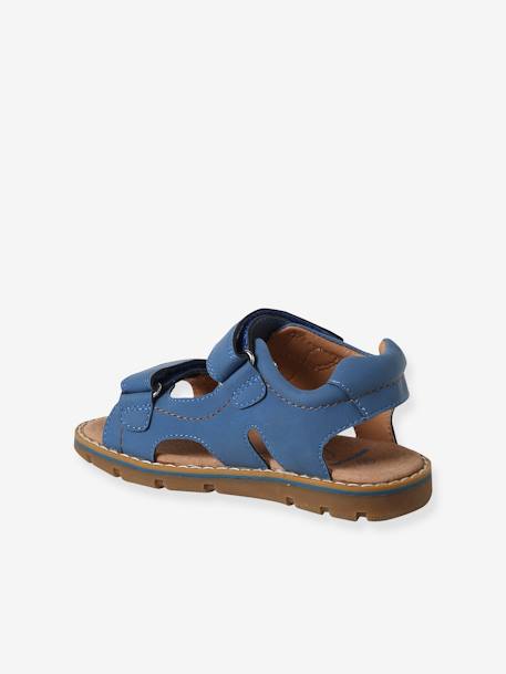 Hook-&-Loop Sandals for Children, Designed for Autonomy blue - vertbaudet enfant 