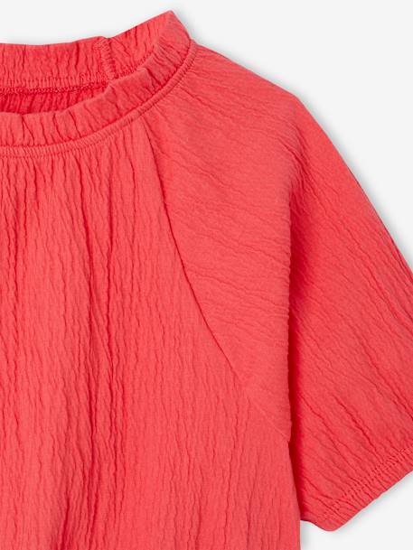 Crop Top for Girls coral+ecru+sage green - vertbaudet enfant 