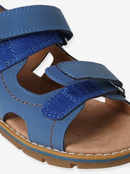 Hook-&-Loop Sandals for Children, Designed for Autonomy blue - vertbaudet enfant 