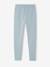 Lot de 2 leggings fille Basics anthracite+écru+gris chiné+noir+lot gris anthracite + bleu mar - vertbaudet enfant 