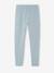 Lot de 2 leggings fille Basics anthracite+écru+gris chiné+noir+lot gris anthracite + bleu mar - vertbaudet enfant 