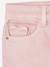 Pantalon fille slim morphologique medium anthracite+rose poudré - vertbaudet enfant 