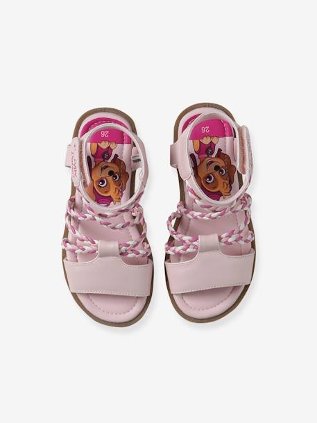 Sandales Pat' Patrouille tressées fille rose - vertbaudet enfant 