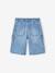 Bermuda skateur denim bleached+denim gris - vertbaudet enfant 