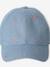 Embroidered Cap for Girls denim blue+ecru - vertbaudet enfant 