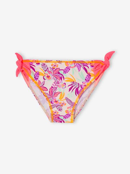 Swim Set: UV-Protection T-Shirt & Briefs for Girls ecru - vertbaudet enfant 