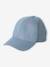 Embroidered Cap for Girls denim blue+ecru - vertbaudet enfant 