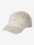 Embroidered Cap for Girls denim blue+ecru - vertbaudet enfant 