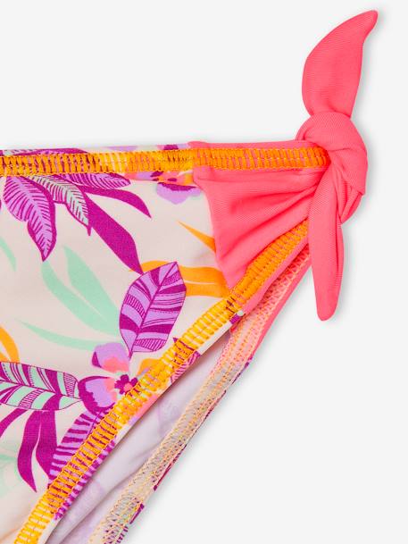 Swim Set: UV-Protection T-Shirt & Briefs for Girls ecru - vertbaudet enfant 