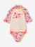 Swim Set: UV-Protection T-Shirt & Briefs for Girls ecru - vertbaudet enfant 