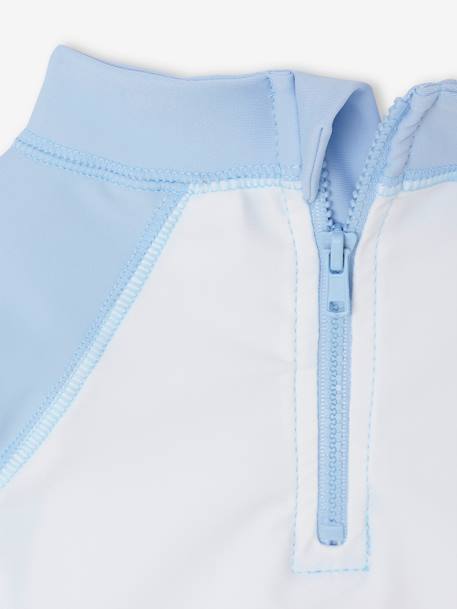 Ensemble de bain bébé Simba T-shirt anti-UV + boxer Disney Roi Lion bleu ciel - vertbaudet enfant 