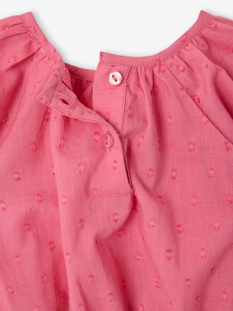 Plumetis Blouse for Babies strawberry - vertbaudet enfant 