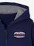 Sweat garçon zippé à capuche sport marine+rouge - vertbaudet enfant 