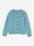 Girl's ruffled cardigan sky blue - vertbaudet enfant 