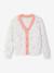Girls' V-neck fancy knit cardigan multicoloured - vertbaudet enfant 