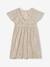 Robe de fête lamée effet plissé fille manches papillon or - vertbaudet enfant 