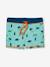 UV-Protection T-Shirt & Shorts Swim Set for Boys petrol blue - vertbaudet enfant 