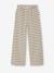 Fancy Knitted Wide-Leg Trousers for Girls, by JONEN black+striped black - vertbaudet enfant 