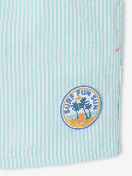 Maillot de bain garçon bleu+vert d'eau - vertbaudet enfant 