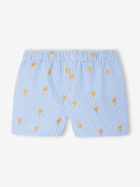 Printed Swim Shorts for Baby Boys sky blue - vertbaudet enfant 