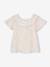 Floral cotton gauze ceremony blouse for girls printed pink - vertbaudet enfant 
