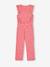 Gingham print frill romper for girls chequered red - vertbaudet enfant 