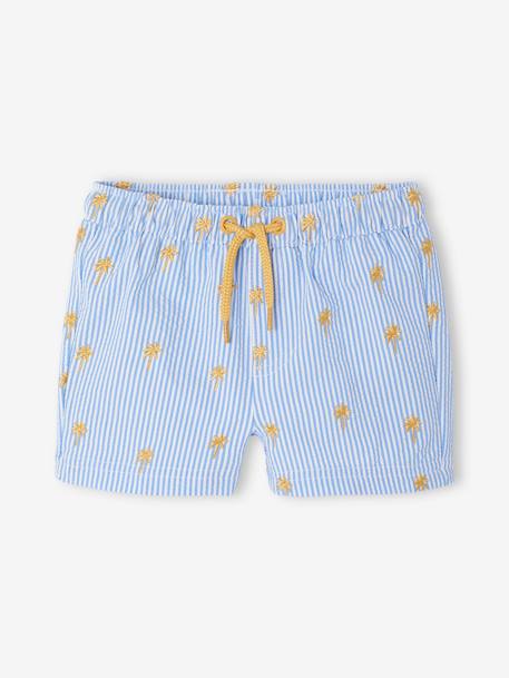 Printed Swim Shorts for Baby Boys sky blue - vertbaudet enfant 