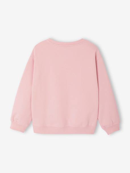 Sweat SMILEYWORLD Fille rose pâle - vertbaudet enfant 