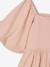 Occasion Wear Dress in Relief Fabric with Smocking for Girls pale pink - vertbaudet enfant 