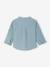 Shirt with Turn-Up Sleeves, for Babies grey blue+ochre - vertbaudet enfant 