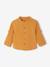 Shirt with Turn-Up Sleeves, for Babies grey blue+ochre - vertbaudet enfant 
