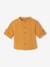 Shirt with Turn-Up Sleeves, for Babies grey blue+ochre - vertbaudet enfant 