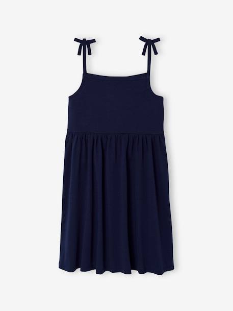 Lot de 2 robes fille à bretelles marine - vertbaudet enfant 