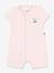 Playsuit with Peter Pan Collar for Babies, PETIT BATEAU blush - vertbaudet enfant 