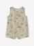 Printed baby playsuit khaki - vertbaudet enfant 