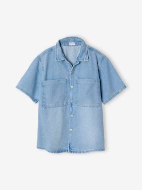 Garçon-Chemise denim léger manches courtes garçon