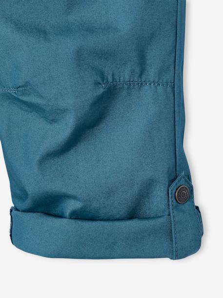 Lightweight roll-up trousers for boys petrol blue - vertbaudet enfant 