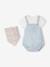 Newborn sleepsuit, bodysuit and scarf set ecru - vertbaudet enfant 