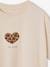 Short-sleeved printed T-shirt for girls anthracite+beige+pale yellow+sandy beige+vanilla - vertbaudet enfant 
