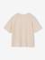 Short-sleeved printed T-shirt for girls anthracite+beige+pale yellow+sandy beige+vanilla - vertbaudet enfant 