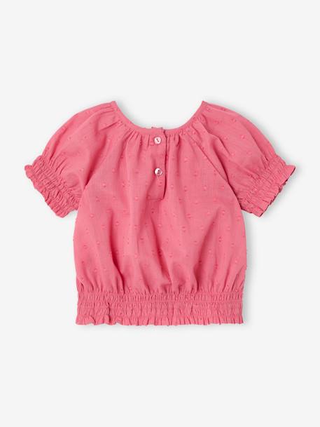 Plumetis Blouse for Babies strawberry - vertbaudet enfant 