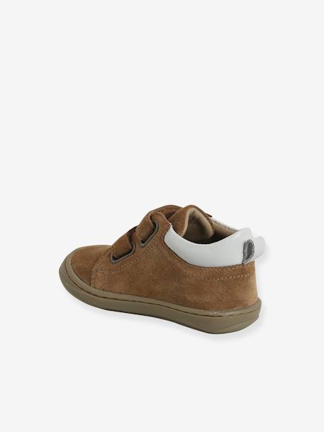 Chaussures premiers pas bébé velcro beige+bleu+bleu électrique+chocolat+lot beige+lot marron+lot vert+marron+ocre+vert+vert sauge - vertbaudet enfant 
